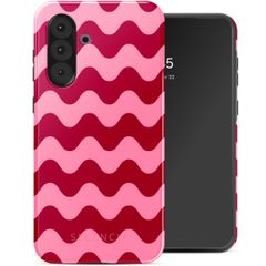 Selencia Vivid Tough Back Cover für das Samsung Galaxy A36 / A56 - Wave Vibes Lipstick