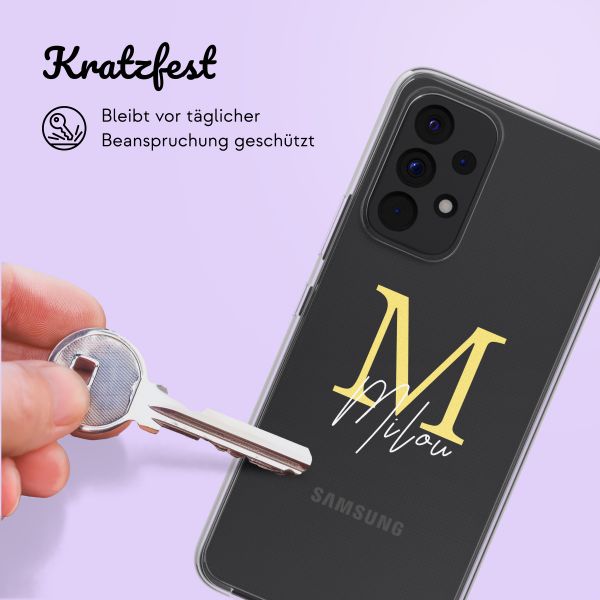 Hülle mit eigenem Foto und/oder Text Samsung Galaxy A53 - Letter