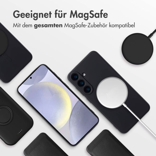 imoshion Color Back Cover mit MagSafe für das Samsung Galaxy S25 Plus - Schwarz