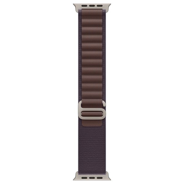 Apple Alpine Loop Band für die Apple Watch Series 1 bis 10 / SE / Ultra (2) (44/45/46/49 mm) - Größe L - Indigo