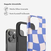 Selencia Vivid Tough Back Cover für das Apple iPhone 14 Pro Max - Groovy Sapphire Blue