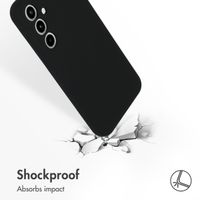 Accezz Liquid Silikoncase Samsung Galaxy A35 - Schwarz