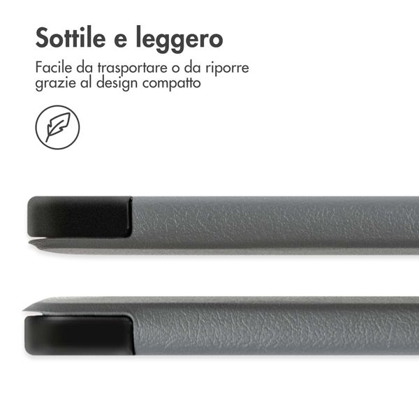 imoshion Trifold Klapphülle Apple iPad 11 (2025) 11 Zoll A16 / iPad 10 (2022) 10.9 Zoll - Grau