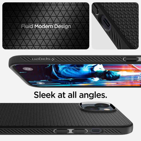 Spigen Liquid Air™ Case für das Apple iPhone 14 - Schwarz
