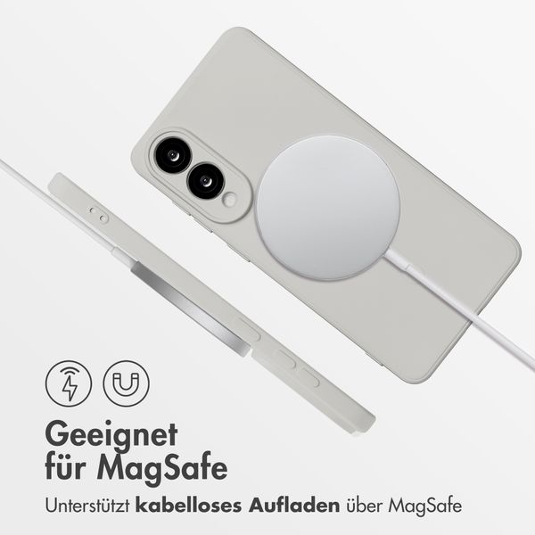 imoshion Color Back Cover mit MagSafe Samsung Galaxy S25 Edge - Beige