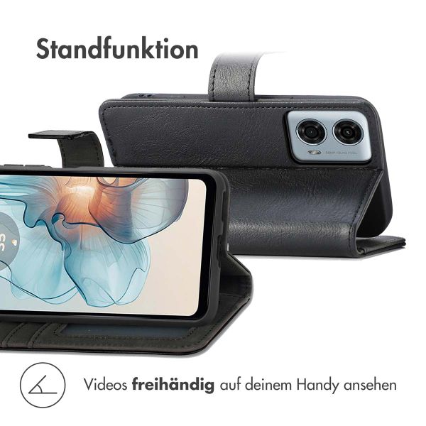 imoshion Luxuriöse Klapphülle Motorola Moto G24 Power - Schwarz