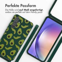 imoshion Silikonhülle design mit Band für das Samsung Galaxy A54 (5G) - Avocado Green