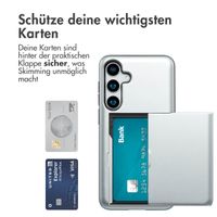 imoshion Backcover mit Kartenfach Samsung Galaxy S25 Plus - Grau