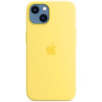 Apple Silikon-Case MagSafe für das Apple iPhone 13 - Lemon Zest