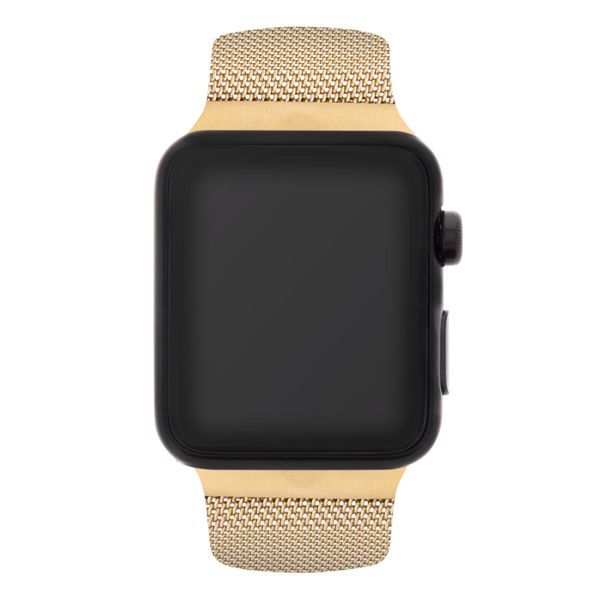 imoshion Magnetisches Milanaise Armband für Apple Watch | 44/45/46/49 mm - Gold