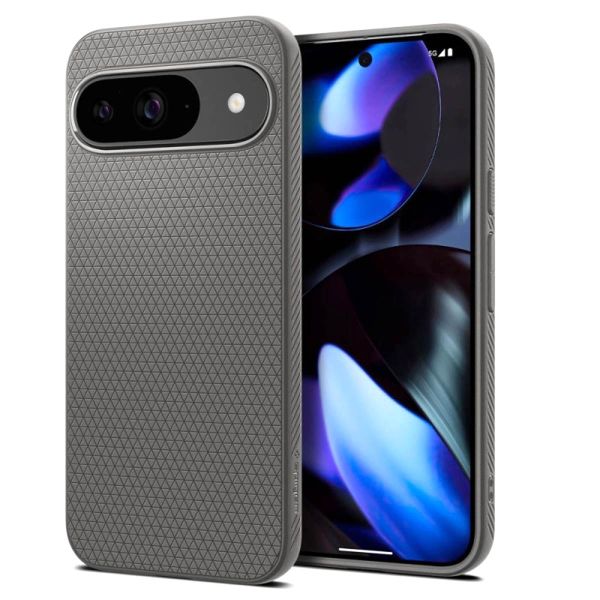 Spigen Liquid Air™ Case für das Google Pixel 9 / 9 Pro - Marble Gray