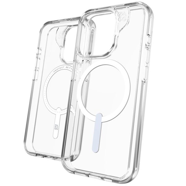 ZAGG Crystal Palace Snap Backcover MagSafe für das Apple iPhone 15 Pro - Transparent