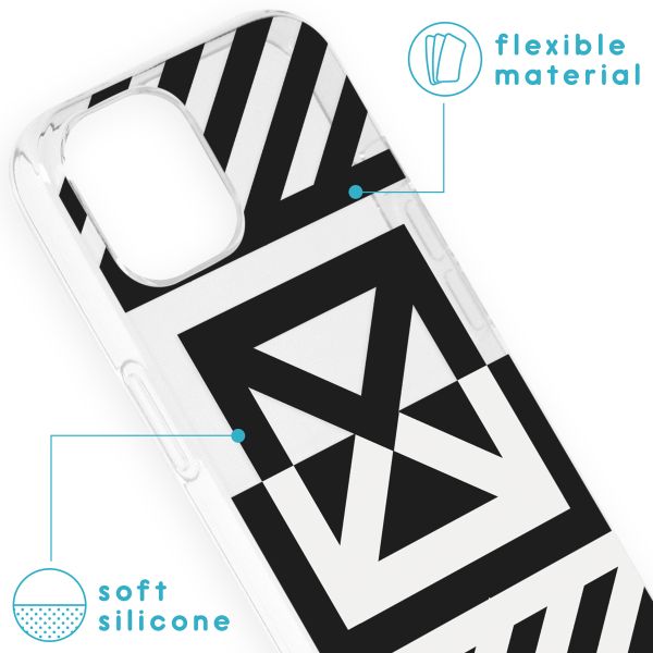 imoshion Design Hülle für das iPhone 13 - Graphic stripes