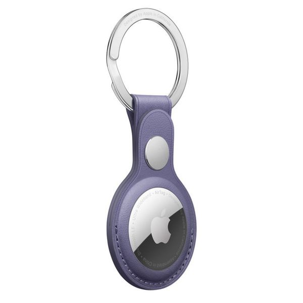 Apple Leather Key Ring für Apple AirTag - Wisteria