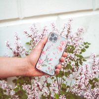 imoshion Design Hülle iPhone 12 Mini - Blume - Rosa