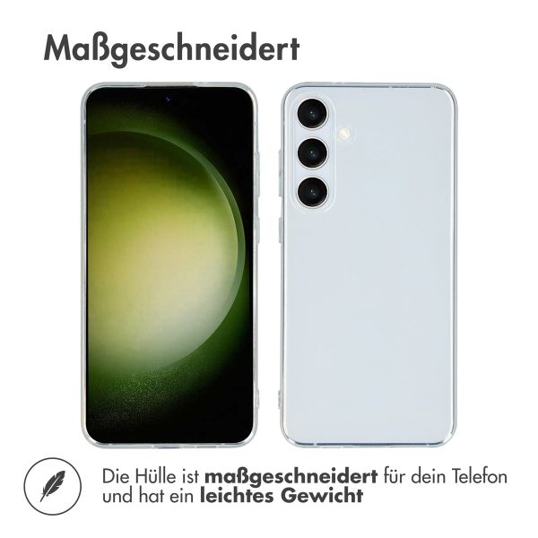 Accezz 100% recyceltes TPU Clear Cover Samsung Galaxy S24 Plus - Transparent