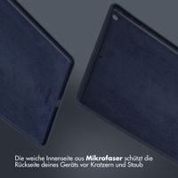 Accezz Liquid Silicone Back Cover Apple iPad 9 (2021) 10.2 Zoll / iPad 8 (2020) 10.2 Zoll / iPad 7 (2019) 10.2 Zoll - Dunkelblau