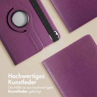 imoshion 360° drehbare Klapphülle Apple iPad Air 11 Zoll (2026) M4 / (2025) M3 / (2024) M2 / Air 5 (2022) / Air 4 (2020) / Pro 11 (2018/2020) - Violett