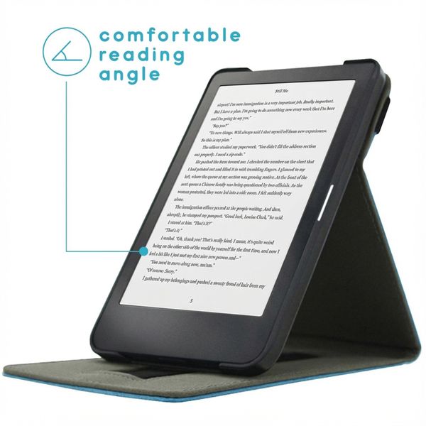 imoshion Stand Flipcase Kobo Clara HD - Hellblau