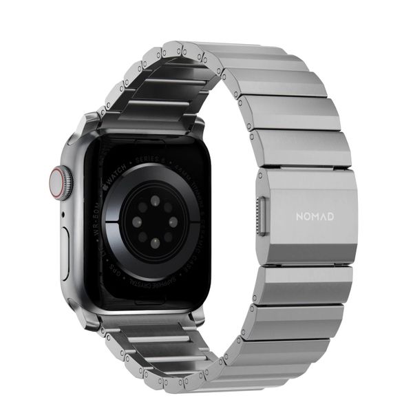 Nomad Titan-Gliederarmband für Apple Watch | 44/45/46/49 mm - Silber