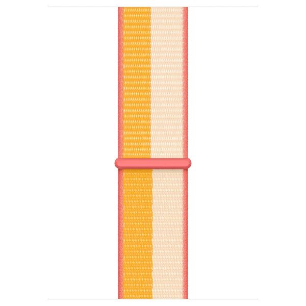 Apple Sport Loop Band für die Apple Watch Series 1 bis 10 / SE / Ultra (2) (44/45/46/49 mm) - Maize/White