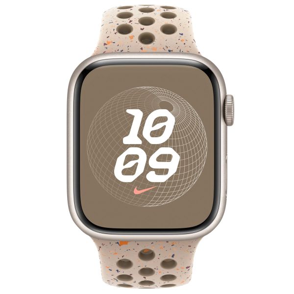 Apple Nike Sport Band für die Apple Watch Series 1 bis 10 / SE / Ultra (2) (44/45/46/49 mm) - Größe S/M - Desert Stone