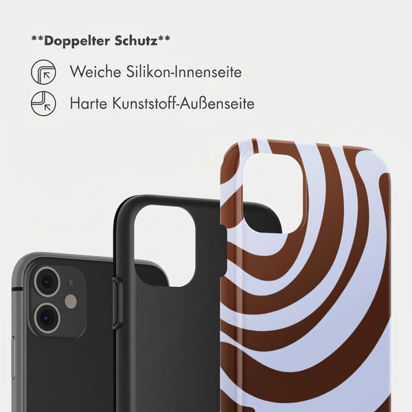 Selencia Vivid Back Cover Apple iPhone 11 - Dream Swirl Chocolate