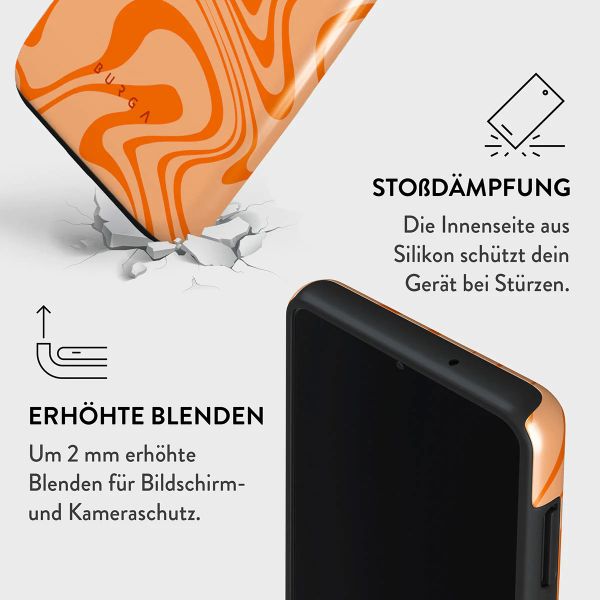 Burga Tough Back Cover für das Samsung Galaxy S21 FE - High Vibrations