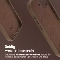 Accezz MagSafe Leather Backcover Apple iPhone 17 - Kaffeebraun