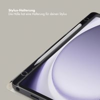 Selencia Vivid Klapphülle Samsung Galaxy Tab A9 Plus - Desert Waves Beige