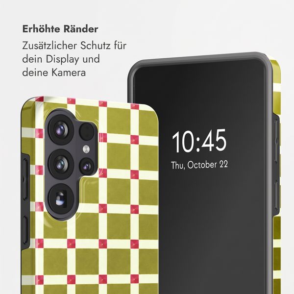 Selencia Vivid Rückabdeckung mit MagSafe Samsung Galaxy S26 Ultra - Check This Olive