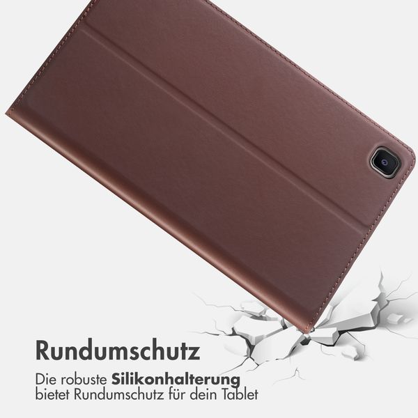 Accezz Classic Tablet Case für das Samsung Galaxy Tab S6 Lite (2020/2022/2024) - Braun