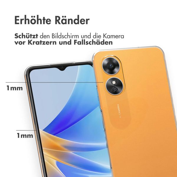 Accezz Clear TPU Backcover Oppo A17 - Transparent