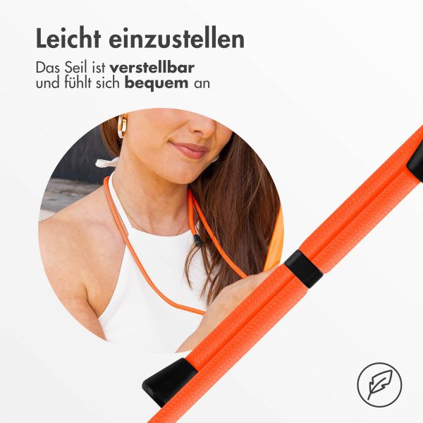 imoshion SilikonHülle mit Band Apple iPhone 14 - Orange