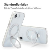Accezz Ring Stand Backcover mit MagSafe Apple iPhone 16e - Transparent