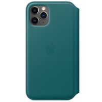 Apple Leather Folio Klapphülle für Apple iPhone 11 Pro - Peacock