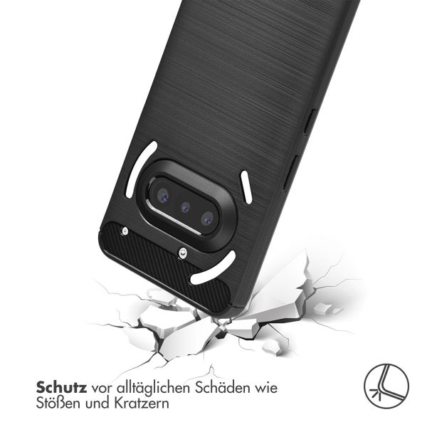 imoshion Brushed Back Cover Nothing Phone (3a) - Schwarz