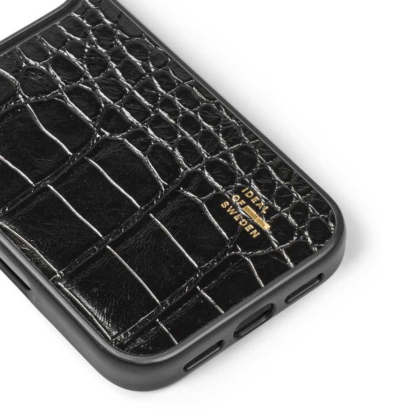 iDeal of Sweden MagSafe-Hülle aus veganem Leder Apple iPhone 17 Pro - Black Croco