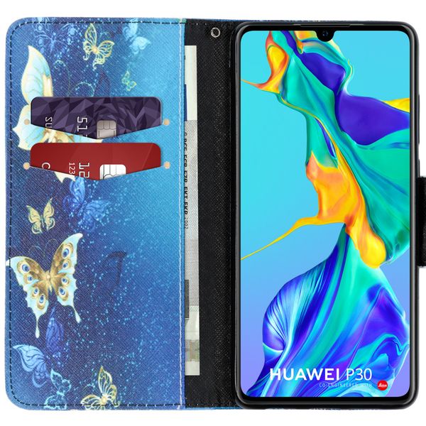 Design TPU Klapphülle für das Huawei P30