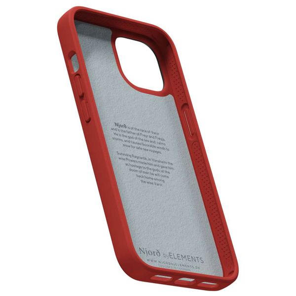 Njorð Collections Wildleder Comfort+ Case für das iPhone 14 - Burnt Orange