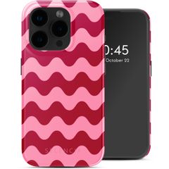 Selencia Vivid Tough Back Cover mit MagSafe für das iPhone 15 Pro - Wave Vibes Lipstick