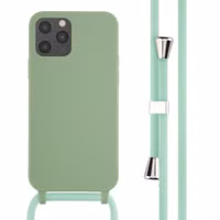 imoshion Silikonhülle mit Band für das Apple iPhone 12 (Pro) - Grün