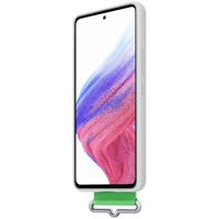 Samsung ﻿Original Silikon-Cover mit Band Galaxy A53 - White