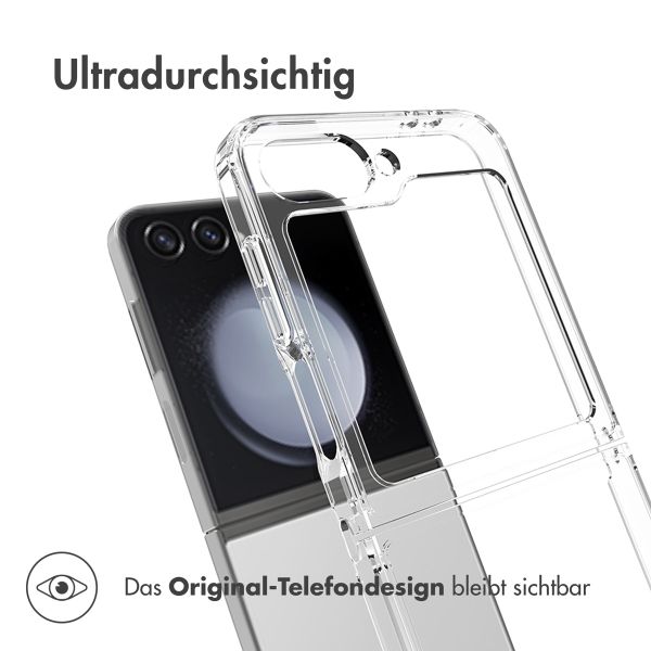 Accezz Xtreme Impact Backcover für das Samsung Galaxy Z Flip 6 - Transparent