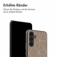 imoshion Design Hülle Samsung Galaxy A54 (5G) - Graphic Lines Beige