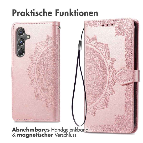 imoshion Mandala Klapphülle Samsung Galaxy A15 (5G/4G) - Rosé gold