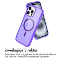 imoshion Sparkle Back Cover mit MagSafe für das iPhone 16 Pro Max - Violett