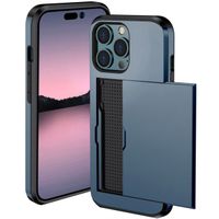 imoshion Backcover mit Kartenfach für das Apple iPhone 14 Pro - Dunkelblau