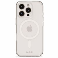 Holdit MagSafe Case für Apple iPhone 16 Pro - Transparent / White