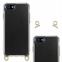 Selencia Backcover mit abnehmbaren Haken Apple iPhone SE (2022 / 2020) / 8 / 7 - Transparent